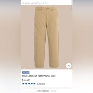 Southern Tide Boy’s Khaki Chinos